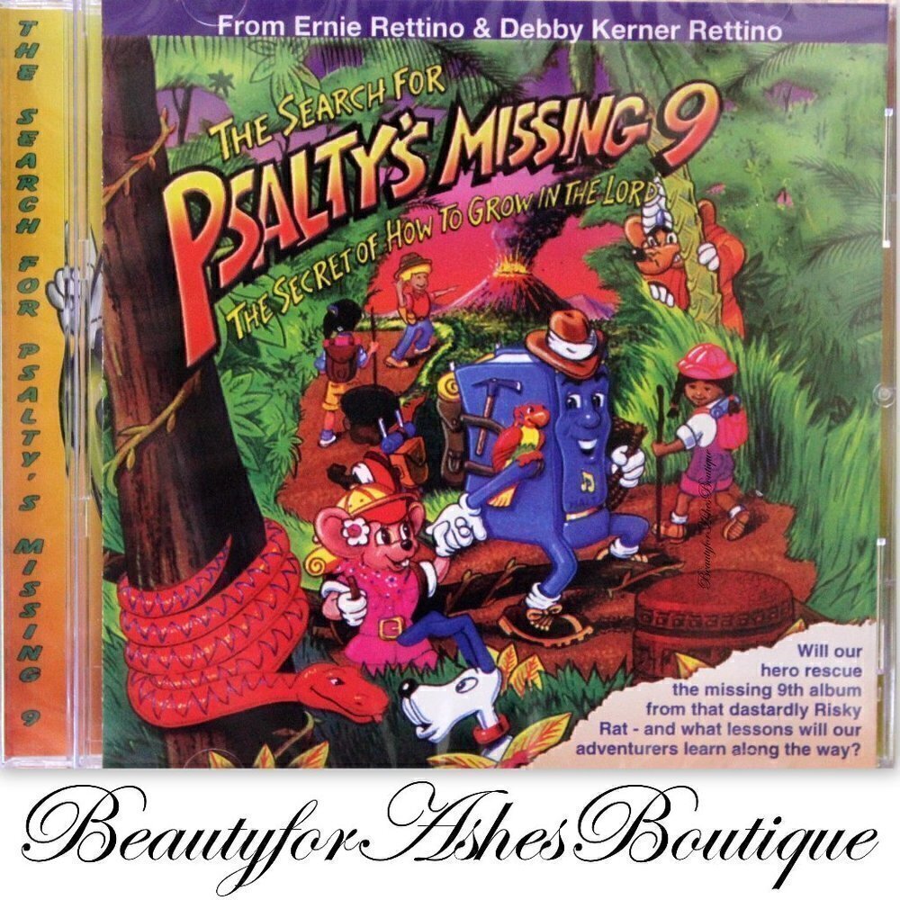 Psalty's Kids Praise Missing 9 & Christian Worship Songs Story Adventure Fun CD